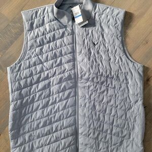 Men's Gray Golf Quilted Vest by Callaway